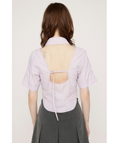 SLY（スライ）の「FRONT ZIP BACK OPEN BL フロント ジップ