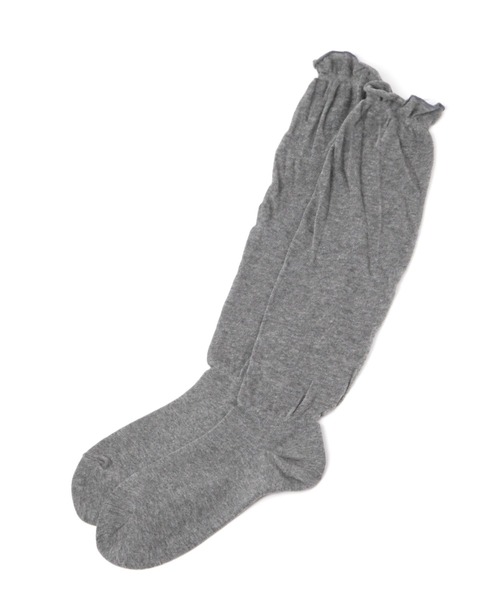 Heather（ヘザー）の「クシュクシュシアーSOX　129505（ソックス/靴下・レディース・ホワイト/グレー/ブラック・FREE）」の20枚目の写真