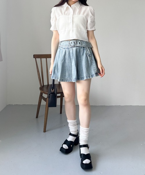 Heather（ヘザー）の「クシュクシュシアーSOX　129505（ソックス/靴下・レディース・ホワイト/グレー/ブラック・FREE）」の12枚目の写真