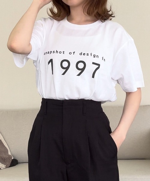 cuorequal(クオレコール)の「ロゴプリント半袖Tシャツ(Tシャツ/カットソー・レディース・ホワイト・LARGE/MEDIUM)」の3枚目の写真
