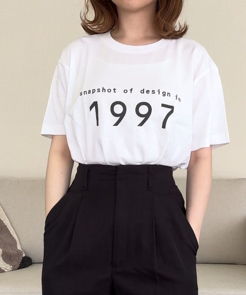 cuorequal(クオレコール)の「ロゴプリント半袖Tシャツ(Tシャツ/カットソー・レディース・ホワイト・LARGE/MEDIUM)」の4枚目の写真