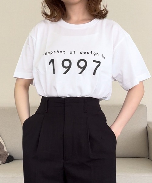cuorequal(クオレコール)の「ロゴプリント半袖Tシャツ(Tシャツ/カットソー・レディース・ホワイト・LARGE/MEDIUM)」の5枚目の写真