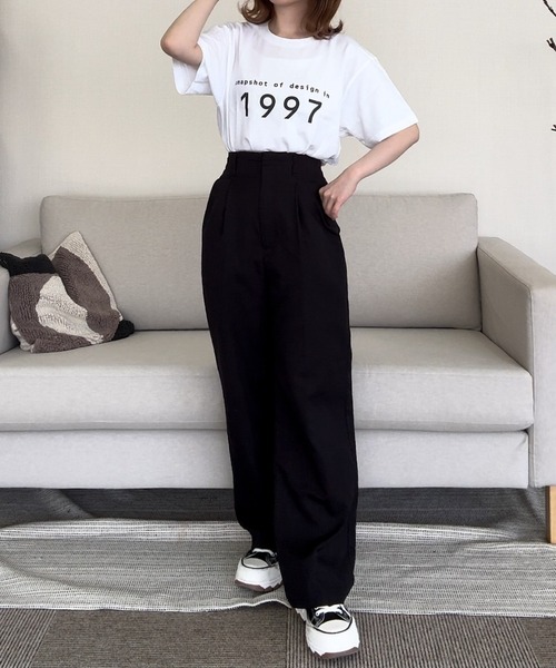 cuorequal(クオレコール)の「ロゴプリント半袖Tシャツ(Tシャツ/カットソー・レディース・ホワイト・LARGE/MEDIUM)」の8枚目の写真