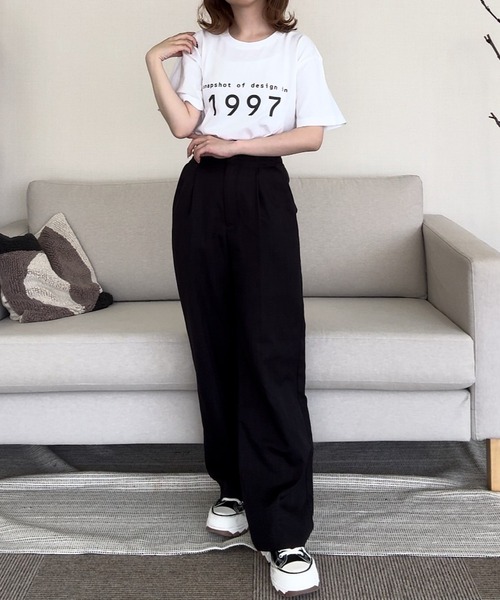 cuorequal(クオレコール)の「ロゴプリント半袖Tシャツ(Tシャツ/カットソー・レディース・ホワイト・LARGE/MEDIUM)」の10枚目の写真