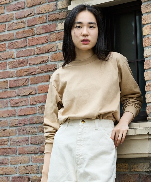 PRO CLUB (プロクラブ)の「▲PRO5/プロファイブ L/S SUPER HEAVY 6.7oz 長袖カットソー クルーネック ロンT ヘビーオンス(Tシャツ/カットソー・メンズ・ヘザーグレー/カーキ/ブラック/ブラウン/ホワイト/ネイビー・M/XL/S/L)」の5枚目の写真