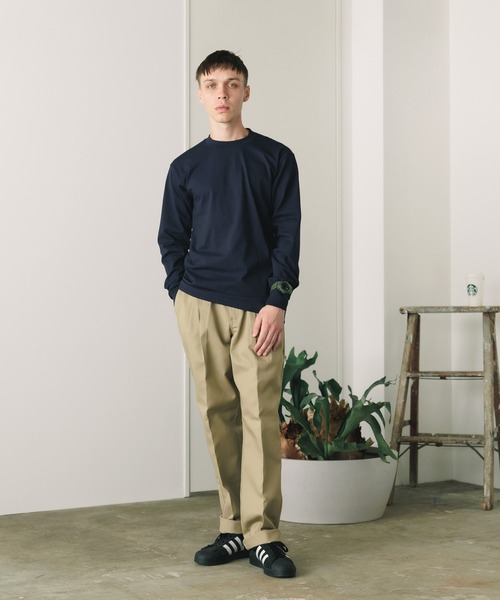 PRO CLUB (プロクラブ)の「▲PRO5/プロファイブ L/S SUPER HEAVY 6.7oz 長袖カットソー クルーネック ロンT ヘビーオンス(Tシャツ/カットソー・メンズ・ヘザーグレー/カーキ/ブラック/ブラウン/ホワイト/ネイビー・M/XL/S/L)」の21枚目の写真