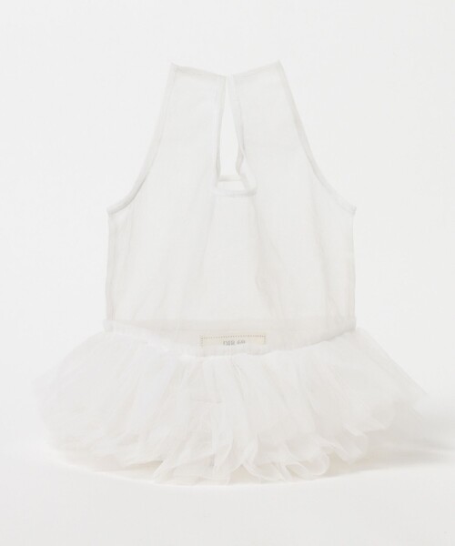 Ray BEAMS(レイビームス)の「DIR 69 / Tulle market bag(トートバッグ・レディース・ブラック/ホワイト/レッド・ONE SIZE)」の7枚目の写真