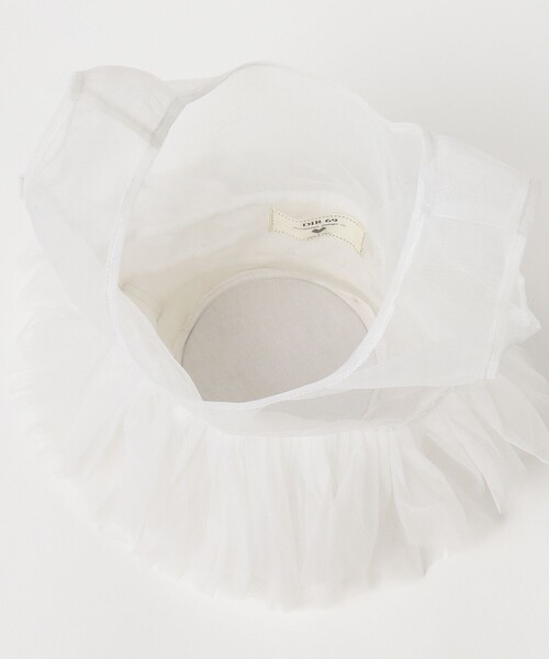 Ray BEAMS(レイビームス)の「DIR 69 / Tulle market bag(トートバッグ・レディース・ブラック/ホワイト/レッド・ONE SIZE)」の9枚目の写真
