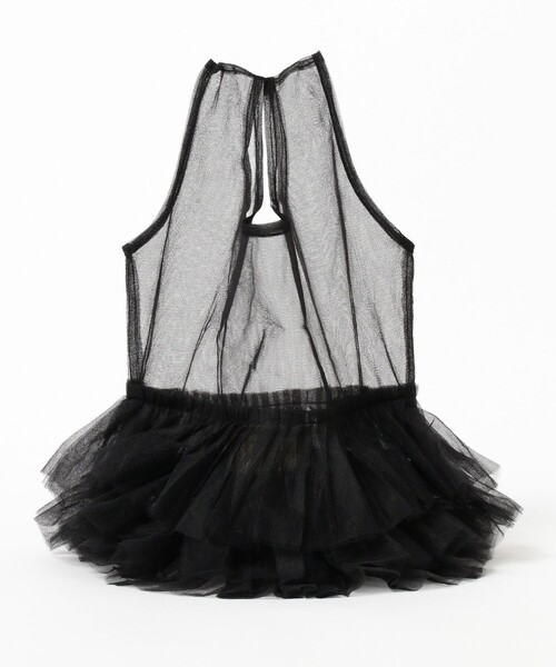 Ray BEAMS(レイビームス)の「DIR 69 / Tulle market bag(トートバッグ・レディース・ブラック/ホワイト/レッド・ONE SIZE)」の11枚目の写真