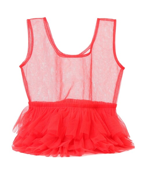 Ray BEAMS(レイビームス)の「DIR 69 / Tulle market bag(トートバッグ・レディース・ブラック/ホワイト/レッド・ONE SIZE)」の13枚目の写真