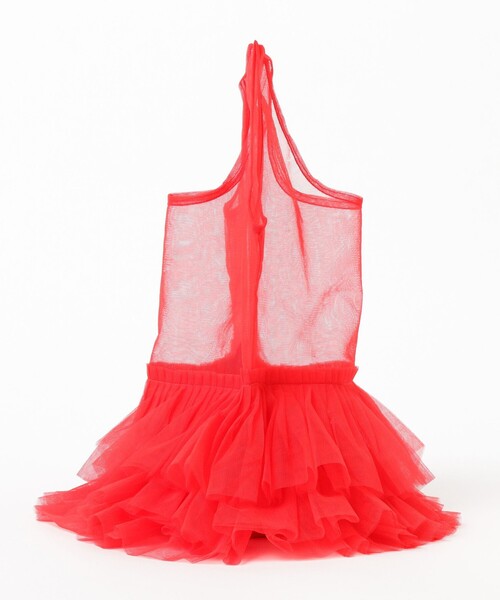 Ray BEAMS(レイビームス)の「DIR 69 / Tulle market bag(トートバッグ・レディース・ブラック/ホワイト/レッド・ONE SIZE)」の15枚目の写真