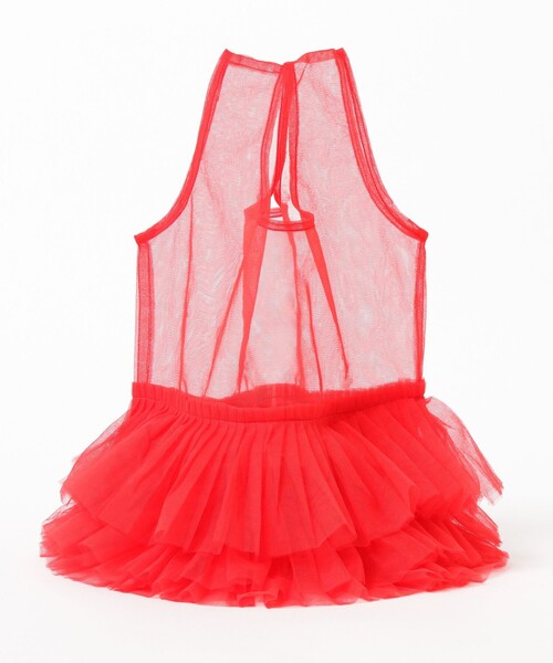 Ray BEAMS(レイビームス)の「DIR 69 / Tulle market bag(トートバッグ・レディース・ブラック/ホワイト/レッド・ONE SIZE)」の19枚目の写真