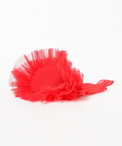 Ray BEAMS(レイビームス)の「DIR 69 / Tulle market bag(トートバッグ・レディース・ブラック/ホワイト/レッド・ONE SIZE)」の18枚目の写真
