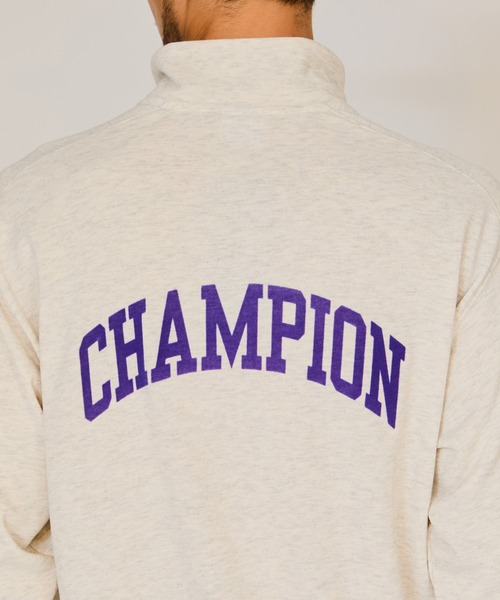 Champion Golf(チャンピオンゴルフ)の「【Champion/チャンピオン】メンズ GOLF テックウィーブテリー ハーフジップスウェットシャツ(スウェット・メンズ・ネイビー/オートミール/ヘザーグレー・LARGE/X-LARGE/MEDIUM)」の6枚目の写真