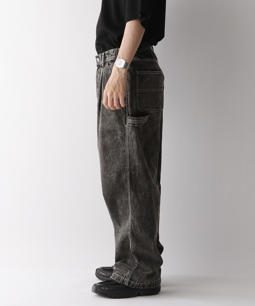 TUCK WIDE BAGGY DENIM PANTS / タックワイドバギーデニムパンツ