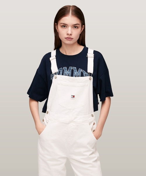 TOMMY HILFIGER(トミーヒルフィガー)の「デイジーダンガリーオーバーオール(サロペット/オーバーオール・レディース・ホワイト・SMALL/MEDIUM/X-SMALL)」の6枚目の写真