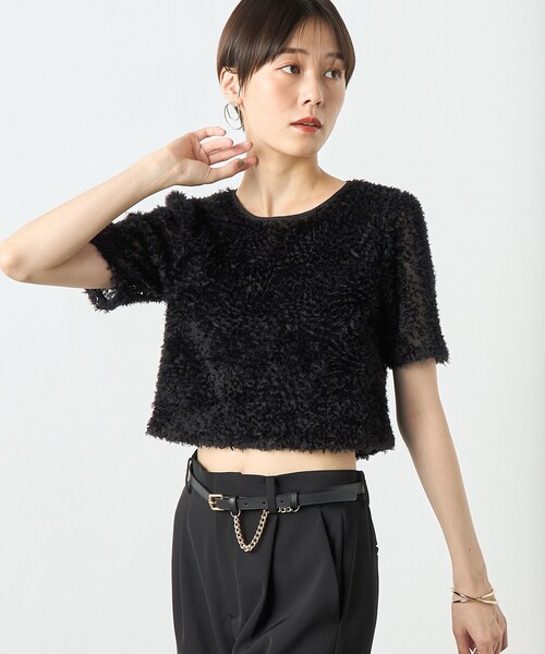 NOLLEY’S Sophi（ノーリーズソフィ）の「テープチュール刺繍ブラウス（シャツ/ブラウス・レディース・オフホワイト/ブラック・38）」の15枚目の写真