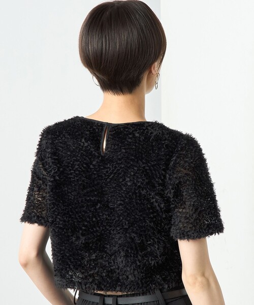 NOLLEY’S Sophi（ノーリーズソフィ）の「テープチュール刺繍ブラウス（シャツ/ブラウス・レディース・オフホワイト/ブラック・38）」の12枚目の写真