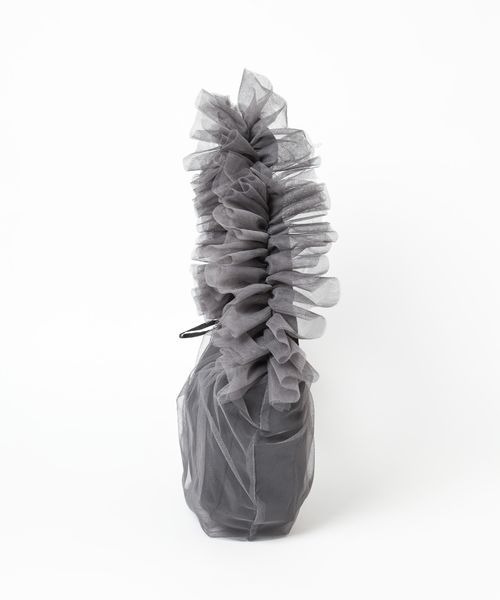 mysty woman（ミスティウーマン）の「チュールシャーリングBAG　145348（ショルダーバッグ・レディース・グレー/ライトベージュ/グリーン・FREE）」の12枚目の写真