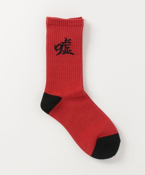 G.V.G.V.（ジーヴィージーヴィー）の「LOVE AND LIE SOCKS（ソックス/靴下・レディース・ホワイト/パープル/レッド/グリーン・L/M）」の7枚目の写真