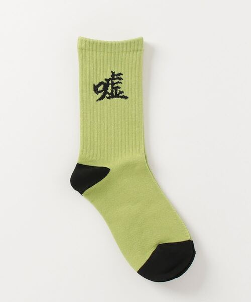 G.V.G.V.（ジーヴィージーヴィー）の「LOVE AND LIE SOCKS（ソックス/靴下・レディース・ホワイト/パープル/レッド/グリーン・L/M）」の6枚目の写真