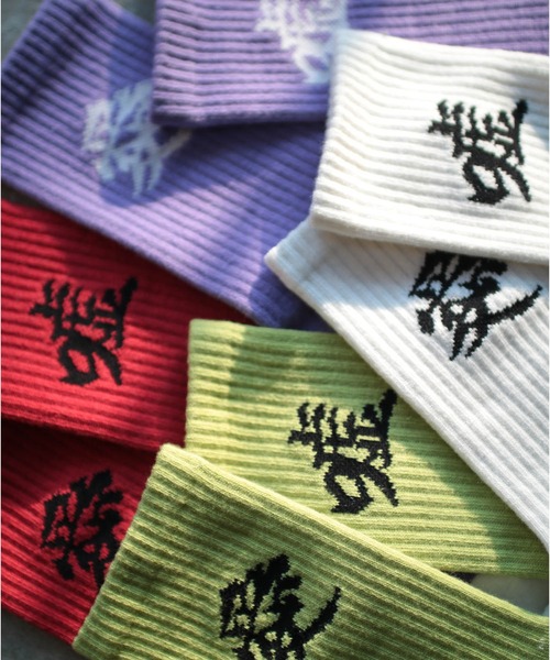 G.V.G.V.（ジーヴィージーヴィー）の「LOVE AND LIE SOCKS（ソックス/靴下・レディース・ホワイト/パープル/レッド/グリーン・L/M）」の12枚目の写真