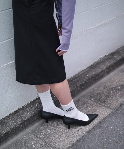 G.V.G.V.（ジーヴィージーヴィー）の「LOVE AND LIE SOCKS（ソックス/靴下・レディース・ホワイト/パープル/レッド/グリーン・L/M）」の21枚目の写真