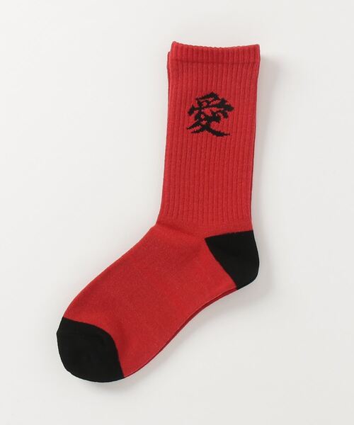 G.V.G.V.（ジーヴィージーヴィー）の「LOVE AND LIE SOCKS（ソックス/靴下・レディース・ホワイト/パープル/レッド/グリーン・L/M）」の18枚目の写真