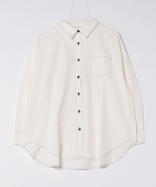 pufe(ピュフェ)の「【pufe】撥水ベーシックシャツ(シャツ/ブラウス・レディース・ブラック/ホワイト・ONE)」の18枚目の写真