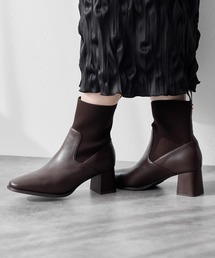 HIMIKO | 【HIMIKO】リブニットブーツ/641419(ブーツ)