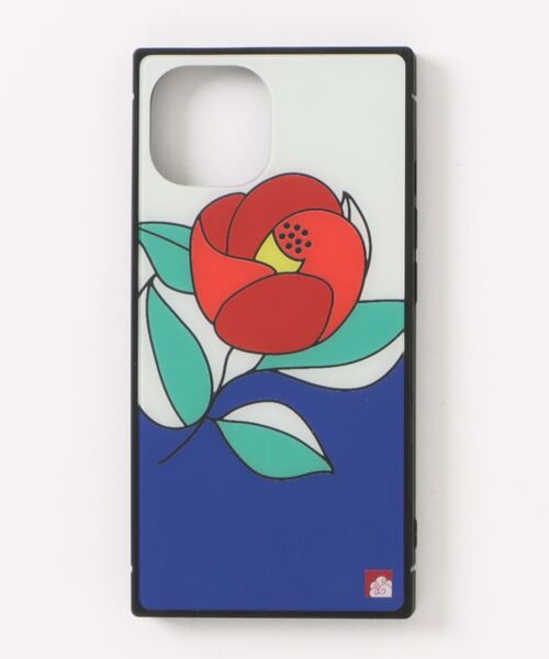 カヤ】iPhone15/14/13 スクエアスマホケース 和モダン柄スマホくるみ