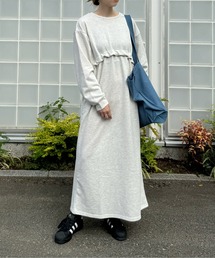 y/m by misato | 裏毛ドロストワンピース(ワンピース)