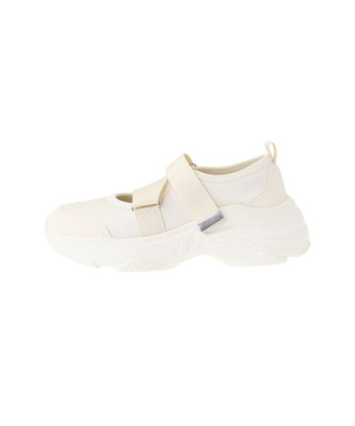 Green Parks(グリーンパークス)の「RUPIS. クロスベルトスニーカー(スニーカー・レディース・アイボリー/ブラック・M/S/L)」の16枚目の写真