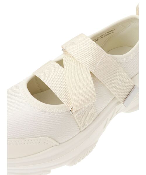 Green Parks(グリーンパークス)の「RUPIS. クロスベルトスニーカー(スニーカー・レディース・アイボリー/ブラック・M/S/L)」の20枚目の写真