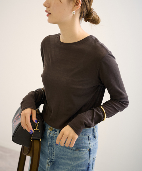 FRAMeWORK｜≪追加≫HTシアーロングTee5 | Rakuten Fashion(楽天