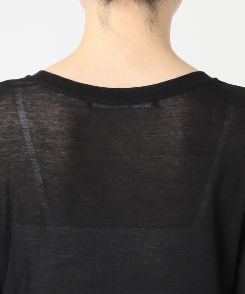 フレームワーク】長袖カットソー Tシャツ ダークグレー おおきめ