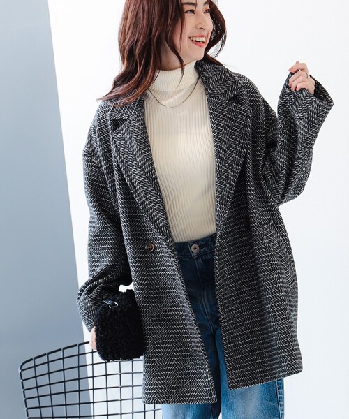 B:MING by BEAMS（ビーミングバイビームス）の「ヘリンボーン コート