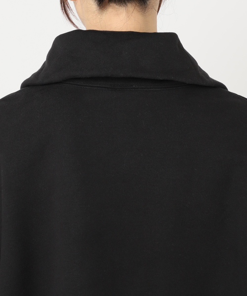 本日限定B/W STAND NECK スウェット　ブラック　ハイネック CITYSHOP（シティーショップ）の「B/W STANDNECK スウェット