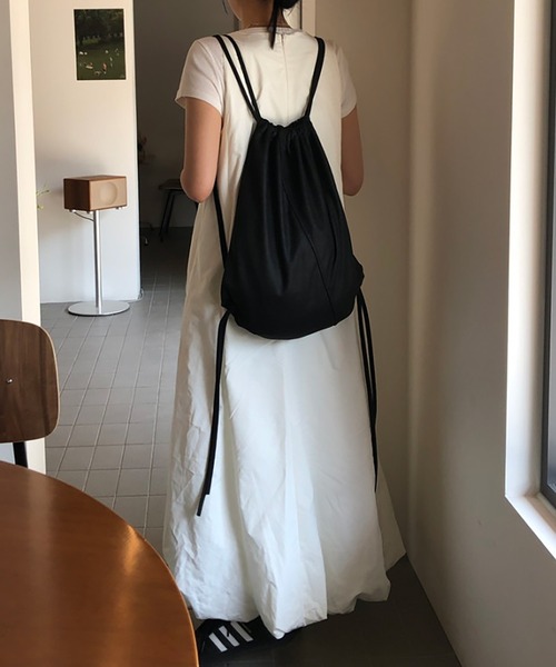 Doula Doula(ドゥーラドゥーラ)の「バルーンロングワンピース パンプキンワンピ(ワンピース・レディース・ブラック/ホワイト・FREE)」の5枚目の写真