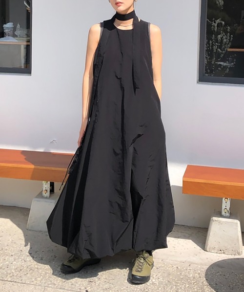 Doula Doula(ドゥーラドゥーラ)の「バルーンロングワンピース パンプキンワンピ(ワンピース・レディース・ブラック/ホワイト・FREE)」の16枚目の写真