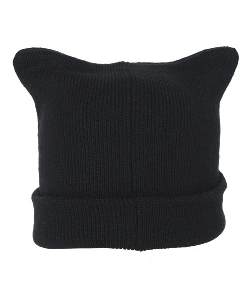 BEN DAVIS（ベンデイビス）の「【BEN DAVIS】NEKOMIMI KNIT CAP（ニットキャップ/ビーニー・メンズ・ブラック/ベージュ/オフホワイト・FREE）」の4枚目の写真