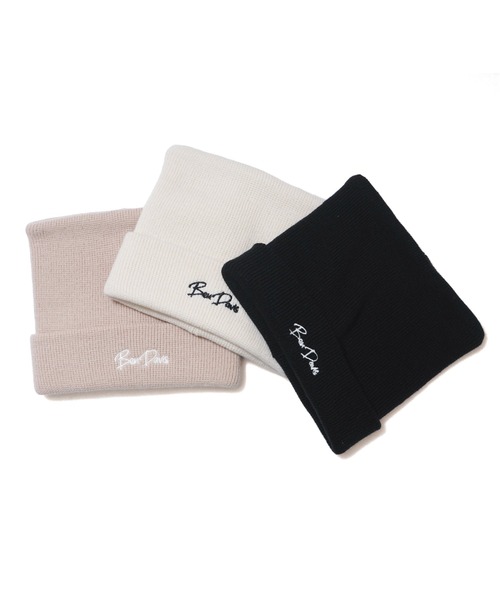 BEN DAVIS（ベンデイビス）の「【BEN DAVIS】NEKOMIMI KNIT CAP（ニットキャップ/ビーニー・メンズ・ブラック/ベージュ/オフホワイト・FREE）」の5枚目の写真