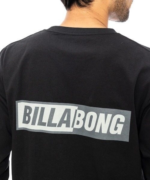 BILLABONG（ビラボン）の「BILLABONG メンズ BACK LOGO ロンＴ 【2024年秋冬モデル】/ビラボンバックプリント長袖ロンT（Tシャツ/カットソー・メンズ・ブラック/グレー/パープル/ホワイト・MEDIUM/LARGE/X-LARGE）」の13枚目の写真