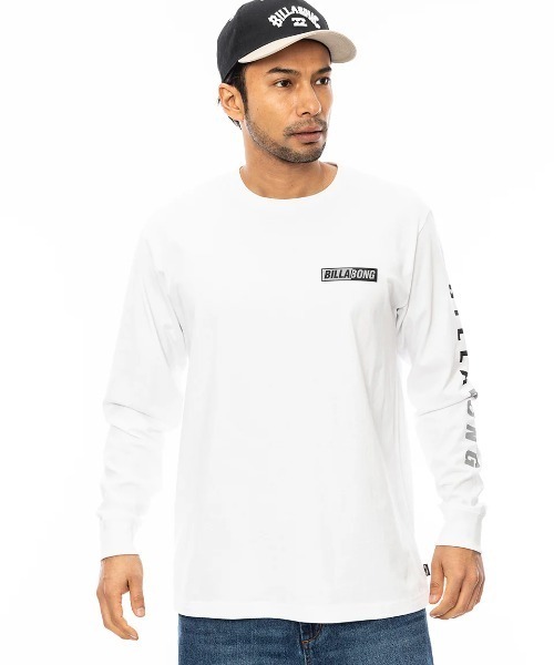 BILLABONG（ビラボン）の「BILLABONG メンズ BACK LOGO ロンＴ 【2024年秋冬モデル】/ビラボンバックプリント長袖ロンT（Tシャツ/カットソー・メンズ・ブラック/グレー/パープル/ホワイト・MEDIUM/LARGE/X-LARGE）」の5枚目の写真