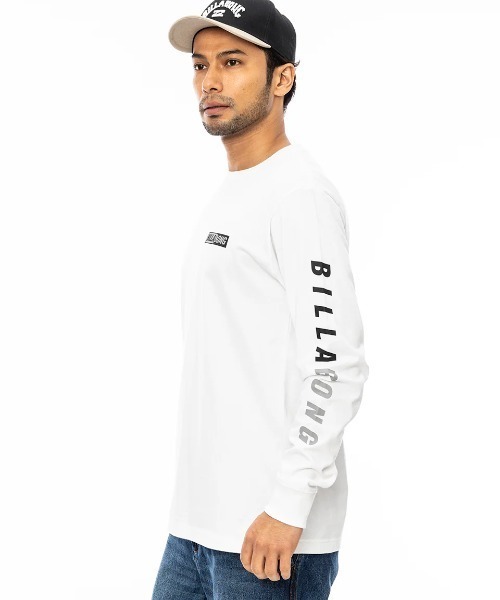 BILLABONG（ビラボン）の「BILLABONG メンズ BACK LOGO ロンＴ 【2024年秋冬モデル】/ビラボンバックプリント長袖ロンT（Tシャツ/カットソー・メンズ・ブラック/グレー/パープル/ホワイト・MEDIUM/LARGE/X-LARGE）」の6枚目の写真