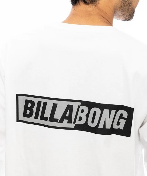 BILLABONG（ビラボン）の「BILLABONG メンズ BACK LOGO ロンＴ 【2024年秋冬モデル】/ビラボンバックプリント長袖ロンT（Tシャツ/カットソー・メンズ・ブラック/グレー/パープル/ホワイト・MEDIUM/LARGE/X-LARGE）」の7枚目の写真