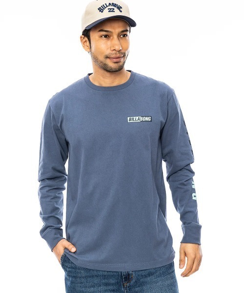 BILLABONG（ビラボン）の「BILLABONG メンズ BACK LOGO ロンＴ 【2024年秋冬モデル】/ビラボンバックプリント長袖ロンT（Tシャツ/カットソー・メンズ・ブラック/グレー/パープル/ホワイト・MEDIUM/LARGE/X-LARGE）」の15枚目の写真