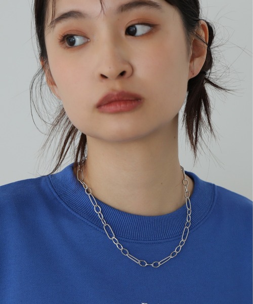 N.(N. Natural Beauty Basic)(エヌエヌナチュラルビューティーベーシック)の「◆コンビチェーンネックレス(ネックレス・レディース・シルバー/ゴールド・フリ-)」の3枚目の写真
