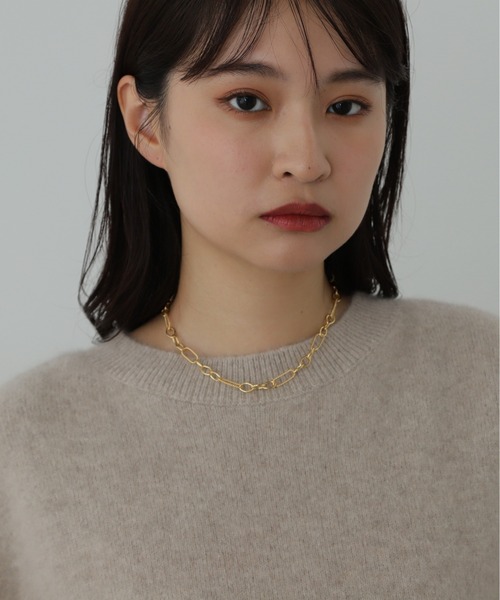 N.(N. Natural Beauty Basic)(エヌエヌナチュラルビューティーベーシック)の「◆コンビチェーンネックレス(ネックレス・レディース・シルバー/ゴールド・フリ-)」の4枚目の写真