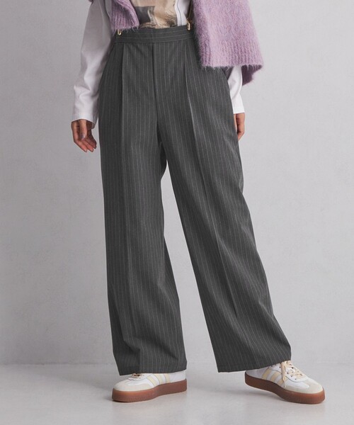 green label relaxing(グリーンレーベルリラクシング)の「【WEB限定】<at ease>オルマイ ワイド パンツ(その他パンツ・レディース・ベージュ/ブラック/グレー/その他1・SHORT/34/TALL/36/40/42/38)」の8枚目の写真